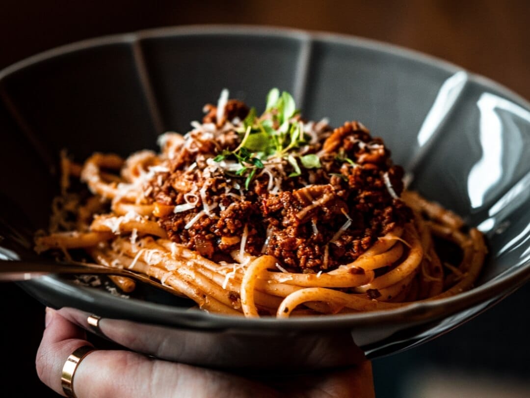 ミートソースパスタ