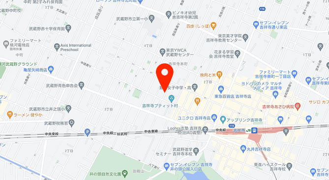 OpenCafe 吉祥寺店周辺の地図